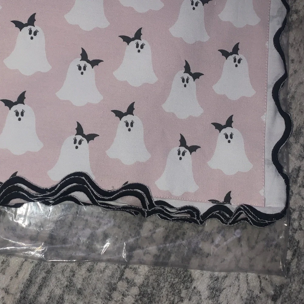 🆕-FABULOUS Pink 👻 Ghosts With Bows Placements (4)